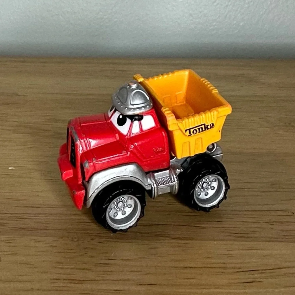 Vintage 2002 Hasbro Tonka Red‎ And Yellow Small Toy Dump Truck